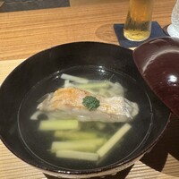 好日 - 甘鯛の炭火焼き　アスパラ　新蓮根　茗荷