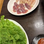 鶏の焼肉 ピリ辛鶏 - 