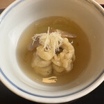 山玄茶 - 鱧の唐揚げと冬瓜のあんかけ