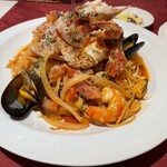 RESTAURANT レンガ屋 - 漁師風スパゲッティ大盛り　　1680円➕α