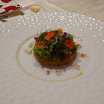 プチレストラン ブーケ・ド・フランス - カルパッチョサラダもキレイ