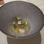 プチレストラン ブーケ・ド・フランス - ホヤとあわび