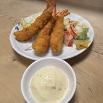 大衆割烹 三州屋 - エビフライとタルタルソース