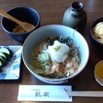 日本蕎麦 籠家 - ろしそば 690円・小天丼 380円、計 1070円