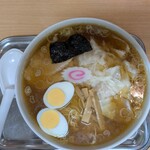 大宮大勝軒 - ワンタン麺1100円+ゆで卵150円