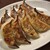 元祖十八番 - 料理写真:名物の餃子2枚！