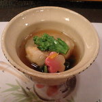 京料理 岡もと - 鉢（甘鯛・カブラの煮き合わせ）