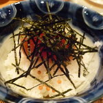 酒彩 庵寿 - ☆明太子茶漬け…温まります（＾◇＾）☆