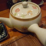 酒彩 庵寿 - ☆急須でお茶漬けに注ぎます☆