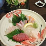 じん - 料理写真:刺し身盛り合わせ