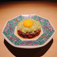 ネギ塩ユッケ