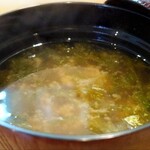 めいふつ天むすの千寿 - お味噌汁 (あおさ) (200円)
