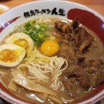 徳島ラーメン人生 - 味玉肉盛