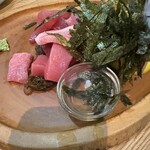 308111921 - マグロのぶつ切り。ただただ、マグロが美味しいです！