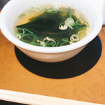 焼肉 ポプラ - 中華わかめスープ