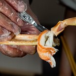 泳ぎとらふぐ活蟹料理 あじ平 - 