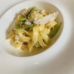 オステリア ティモーネ - 鯛のクリームタリアテッレ　