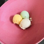 オステリア ティモーネ - ジェラート盛り合わせ
