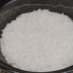 神楽坂 濱千 - 南部鉄器で炊いたお米