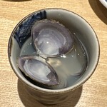 日本橋 蕎ノ字 - 蜆と清助どんこのお出汁