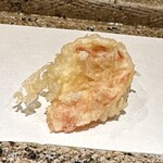 日本橋 蕎ノ字 - 車海老　背開き