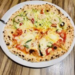 北海道イタリアン ミアアンジェラ 一番町 - マルゲリータ&海老ジェノベーゼ