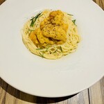 北海道イタリアン ミアアンジェラ 一番町 - 写真では伝えにくいですがウニたっぷりパスタたっぷり
