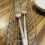 北海道イタリアン ミアアンジェラ - カトラリーも冷え冷え！流石です