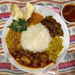 セイロンカリー - アンブラ（チキン）大盛り+ミニカリー（マグロ）