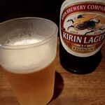 洋食の朝日 - キリンラガー