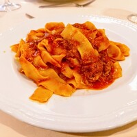 エリオ・ロカンダ・イタリアーナ - 『ランチサービスセット（1800円税込）』『子羊のトマトソース タリアテッレ』