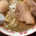 中華ソバ 伊吹 - 中華ソバ＋味玉＋豚 2014.9撮影