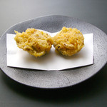 蛤の姿揚げ