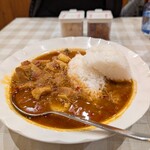 トプカ - インド風カレー1300円。ご飯とルゥの大盛350円です。