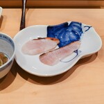 すし 良月 - 釣り人長谷川さんの金目鯛、すっぽん煮凝り