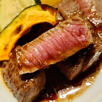 隠れ房 川崎店 - ”日山セレクト” 黒毛和牛うちもも 厳選野菜　アップ