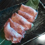 焼肉 徳寿 - ネギ塩タン　960円（税別）