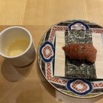 にかい笹木 - 一番出汁とマグロの漬け握り