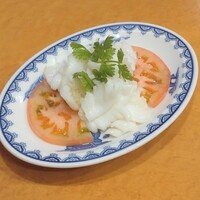 横浜中華街 北京飯店 - イカの冷製 葱生姜風味 横浜中華街 北京飯店 - イカの冷製 葱生姜風味