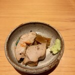 すしやのたい悟 - 鮟肝奈良漬さんでーす。②