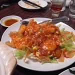 清華楼 - エビチリソース炒め