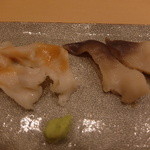 鮨 真菜 - 石垣と北寄