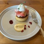 Bloomy cafe&bake - 桃とアールグレイのタルト