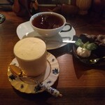 308196405 - 紅茶&ガトーショコラ&焼きプリン