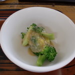 つぼや食堂 - 小鉢：ブロッコリーの酢味噌