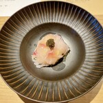 RISTORANTE IL NODO - ◎CARPACCIO  ～カルパッチョ〜
      　『さかな人長谷川さんの神経〆コロダイ スパゲッティーニ鶏節 キャビア』
