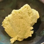 旬菜処 びいどろ - 伊良部島枝豆と雪塩のアイスクリーム