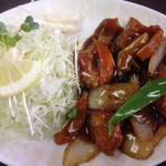 中華料理 とり秀 - ランチの酢豚