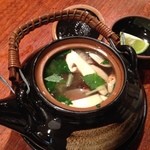 和彩弥 嶋川 - H.26.9.18.夜 松茸土瓶蒸し 1,500円