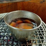 大衆ホルモン肉力屋 - ニンニクオイル焼